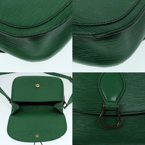 LOUIS VUITTON Epi Saint Cloud GM Shoulder Bag Green M52194 LV Auth 92485 - Picture 16 of 16